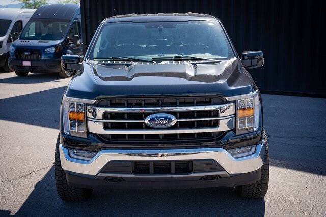 Used 2021 Ford F-150 Lariat with VIN 1FTFW1E88MFA71205 for sale in Preston, ID
