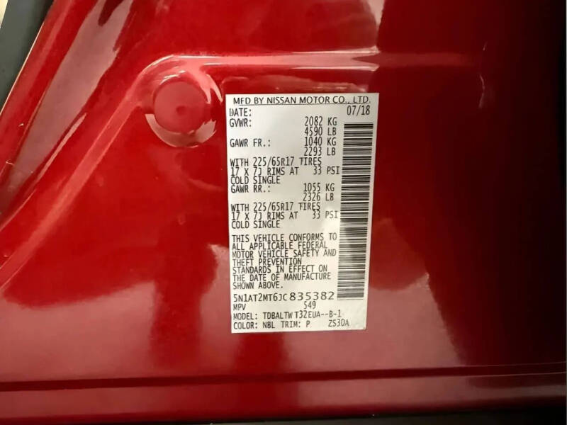 2018 Nissan Rogue SV