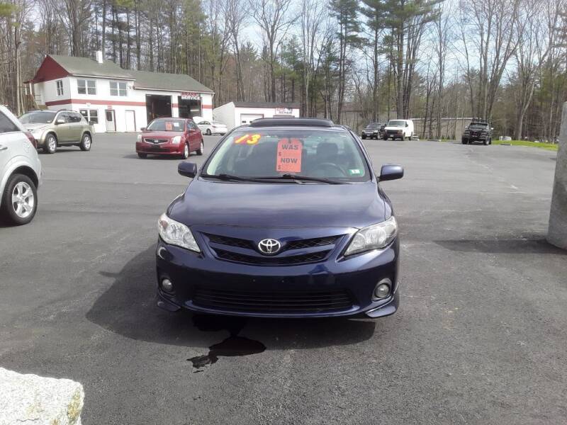 2013 Toyota Corolla for sale at A-1 AUTO REPAIR & SALES in Chichester NH