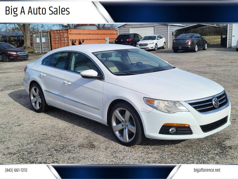 2012 Volkswagen CC for sale at Big A Auto Sales Lot 2 in Florence SC