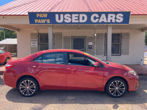 2015 Toyota Corolla for sale at Paw Paw's Used Cars in Alexandria LA