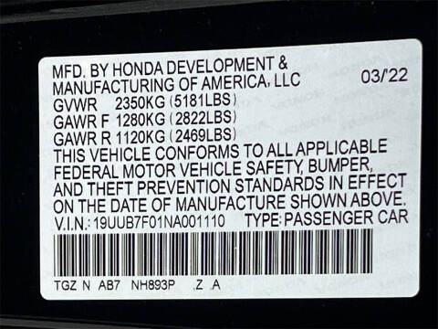 2022 Acura TLX SH-AWD Type S