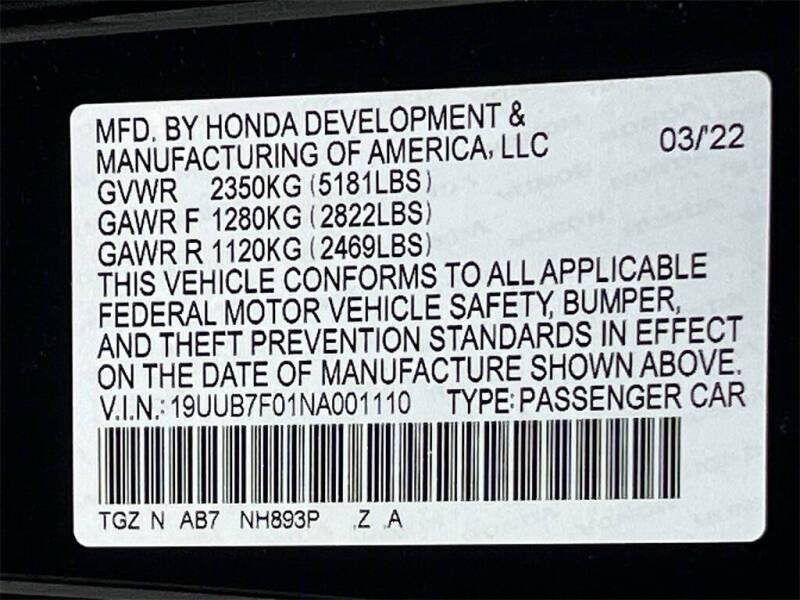 2022 Acura TLX SH-AWD Type S