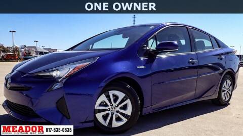 2017 Toyota Prius for sale at Meador Dodge Chrysler Jeep RAM in Fort Worth TX
