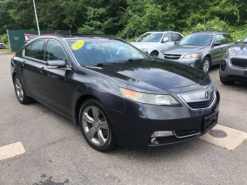 2012 Acura TL for sale at Tolland Citgo Auto Sales in Tolland, CT