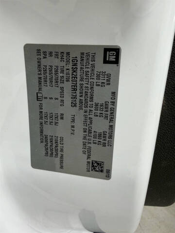 2014 Chevrolet Tahoe Special Service