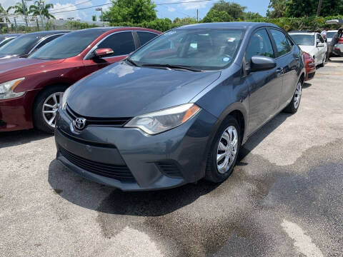 2014 Toyota Corolla for sale at America Auto Wholesale Inc in Miami FL