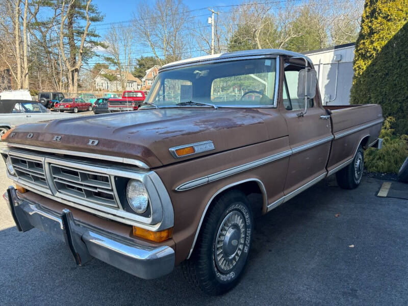 1972 Ford F-100 for sale at Smithfield Classic Cars & Auto Sales, LLC in Smithfield RI