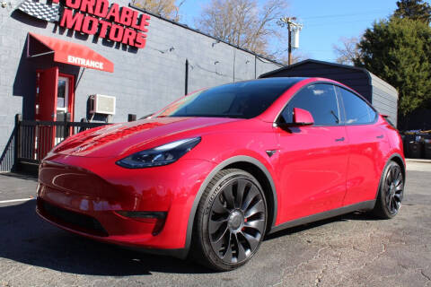 2022 Tesla Model Y for sale at AFFORDABLE MOTORS INC in Winston Salem NC