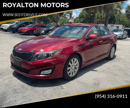 2014 Kia Optima for sale at ROYALTON MOTORS in Plantation FL