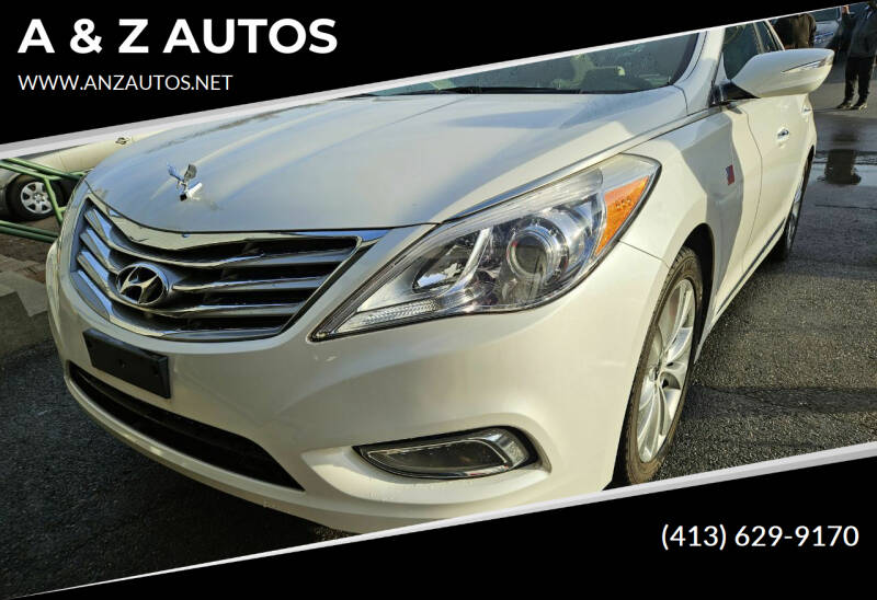 2013 Hyundai Azera for sale at A & Z AUTOS in Westfield MA