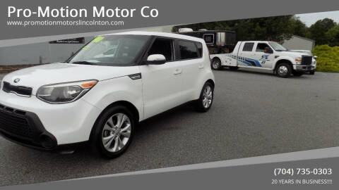 2014 Kia Soul for sale at Pro-Motion Motor Co in Lincolnton NC