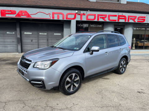 2018 Subaru Forester for sale at PA Motorcars in Conshohocken PA