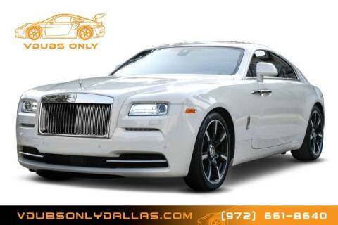 2015 Rolls-Royce Wraith for sale at VDUBS ONLY in Plano TX