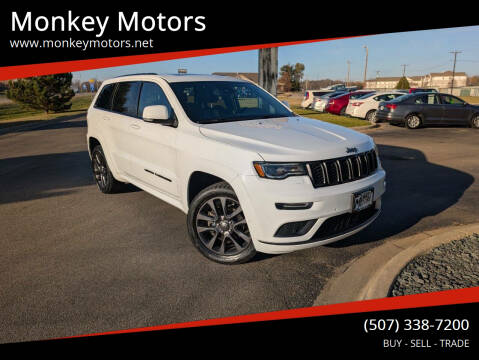 2018 Jeep Grand Cherokee for sale at Monkey Motors in Faribault MN