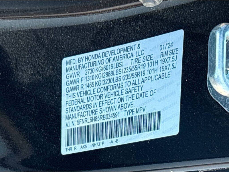 2024 Honda Odyssey Touring