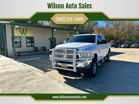 2015 RAM 2500 for sale at Wilson Auto Sales in Chandler TX
