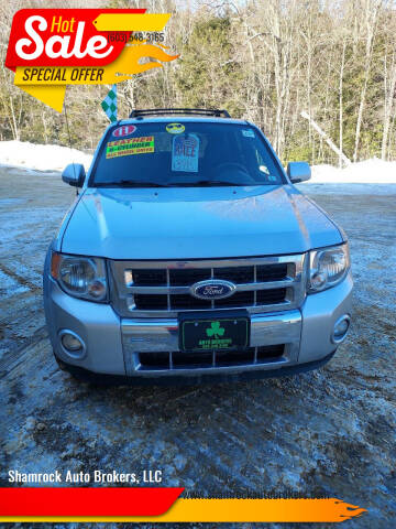 2011 Ford Escape for sale at Shamrock Auto Brokers, LLC in Belmont NH