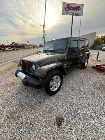 2009 Jeep Wrangler Unlimited for sale at Scott Sales & Service LLC in Brownstown IN