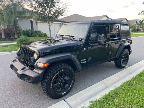 2018 Jeep Wrangler Unlimited for sale at CHECK AUTO, INC. in Tampa FL