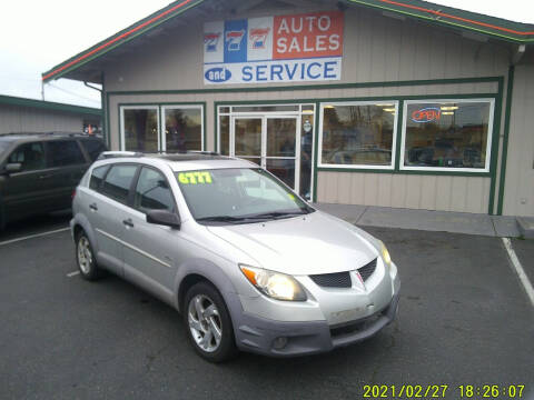 2003 Pontiac Vibe for sale at 777 Auto Sales and Service in Tacoma WA