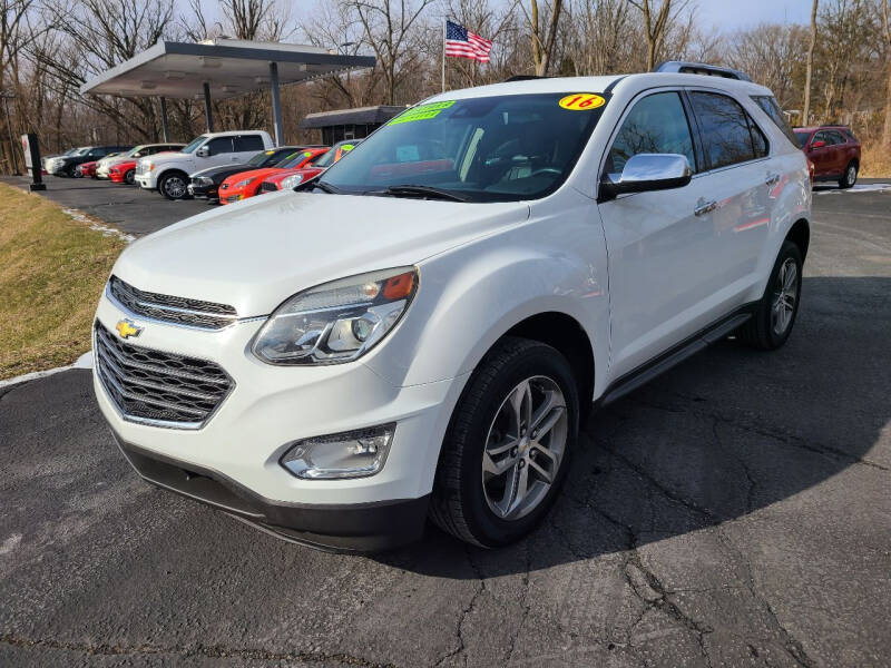 Used 2016 Chevrolet Equinox LTZ with VIN 2GNALDEK1G6101733 for sale in Valparaiso, IN