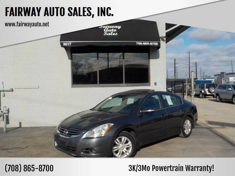 2012 Nissan Altima for sale at FAIRWAY AUTO SALES, INC. in Melrose Park IL