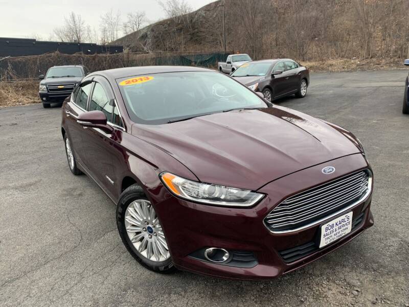 2013 Ford Fusion Hybrid for sale at Bob Karl's Sales & Service in Troy NY