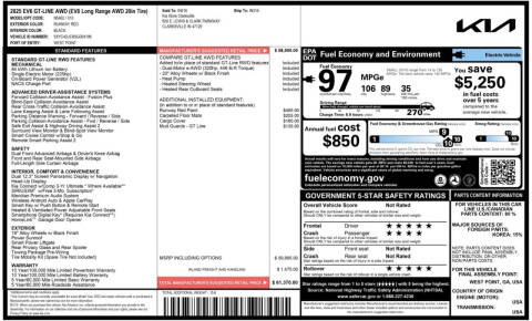 2025 Kia EV6 GT-Line
