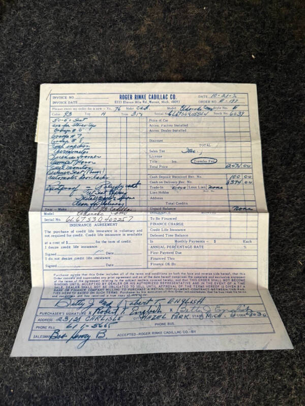 1976 Cadillac Eldorado