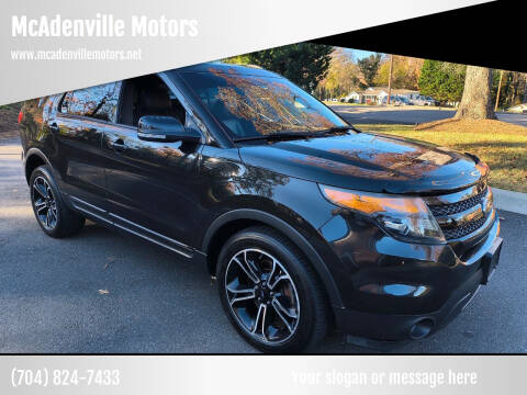 2015 Ford Explorer for sale at McAdenville Motors in Gastonia NC