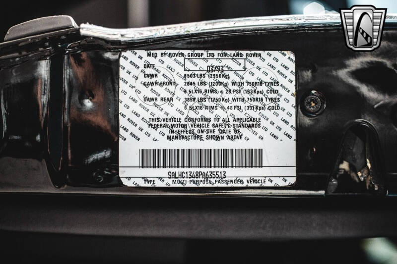 1993 Land Rover Range Rover LWB