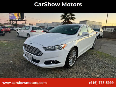 2016 Ford Fusion for sale at CarShow Motors in Sacramento CA