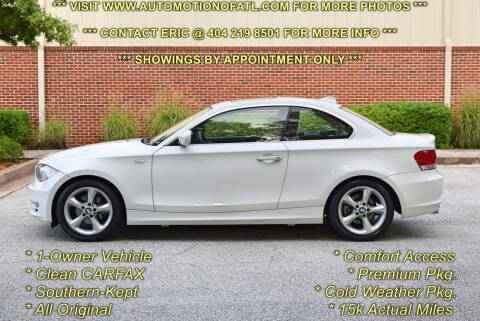 2011 BMW 1 Series for sale at Automotion Of Atlanta in Conyers GA
