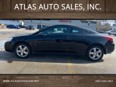 2007 Pontiac G6 for sale at ATLAS AUTO SALES, INC. in West Greenwich RI