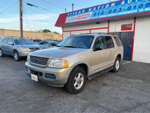 2002 Ford Explorer for sale at Car Nation Auto Sales Inc. in Sacramento CA