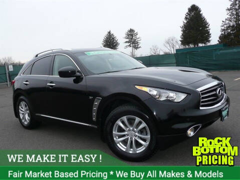 2015 Infiniti QX70 for sale at Shamrock Motors in East Windsor CT