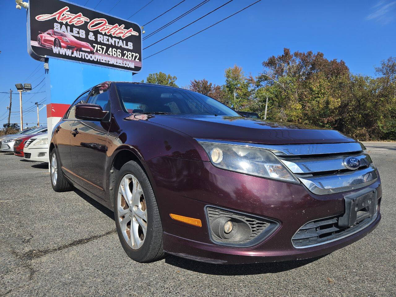 2012 Ford Fusion SE 4dr Sedan 