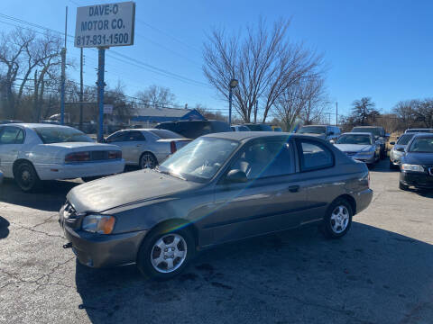 2002 Hyundai Accent for sale at Dave-O Motor Co. in Haltom City TX