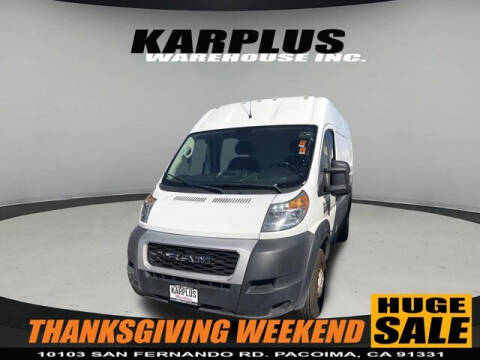 2019 RAM ProMaster for sale at Karplus Warehouse in Pacoima CA