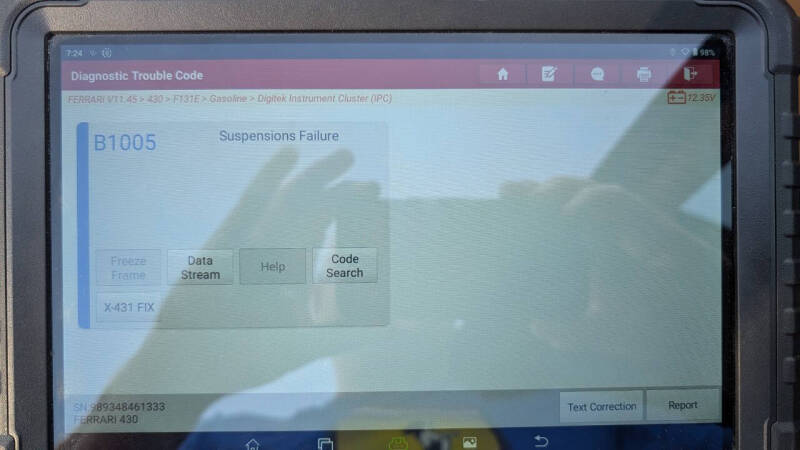 2007 Ferrari F430 F1 Spider