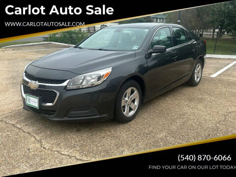 2015 Chevrolet Malibu for sale at Carlot Auto Sale in Fredericksburg VA