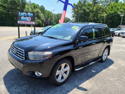 2009 Toyota Highlander for sale at Let's Go Auto in Florence SC