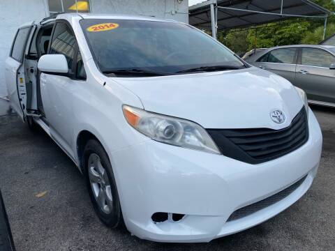 2014 Toyota Sienna for sale at Plus Auto Sales in West Park FL