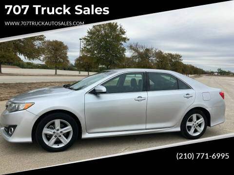 2012 Toyota Camry for sale at BRACKEN MOTORS in San Antonio TX