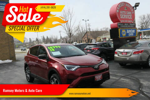 2018 Toyota RAV4 for sale at Ramsey Motors & Auto Care in Milwaukee WI