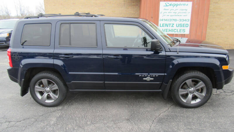 2013 Jeep Patriot for sale at LENTZ USED VEHICLES INC in Waldo WI
