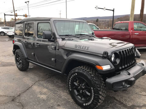 2021 Jeep Wrangler Unlimited for sale at Rinaldi Auto Sales Inc in Taylor PA