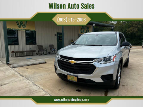 2018 Chevrolet Traverse for sale at Wilson Auto Sales in Chandler TX