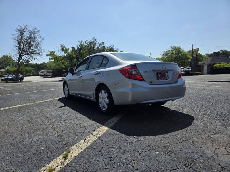 Used 2012 Honda Civic LX with VIN 19XFB2F54CE336488 for sale in Fayetteville, GA